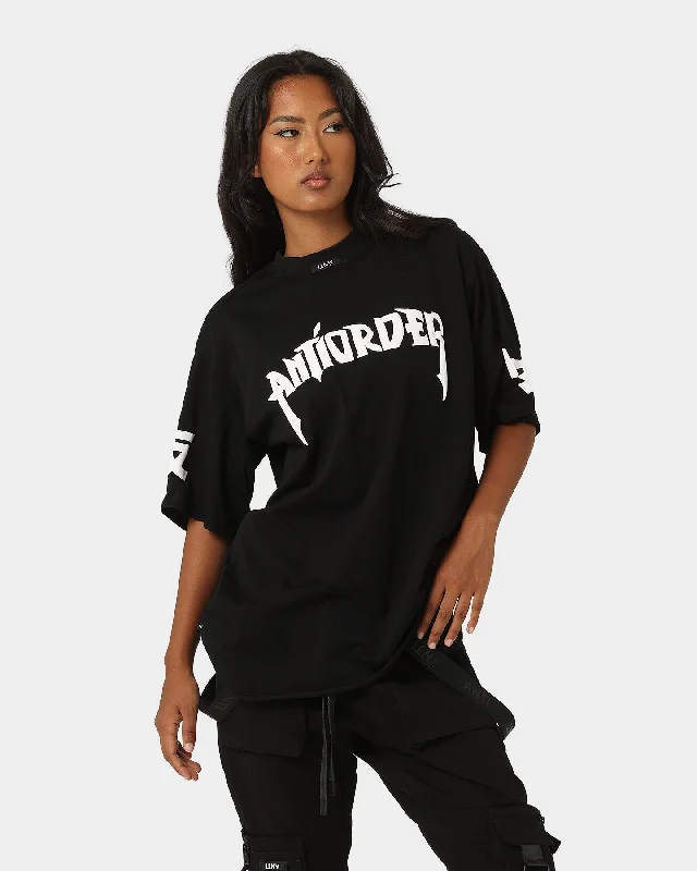 The Anti Order Shibuya Markets Oversized T-Shirt Black/White-- Mesh Blend Leather Blend Suede Blend The Anti Order Shibuya Markets Oversized T-Shirt Black/White-- Mesh Blend Leather Blend Suede Blend