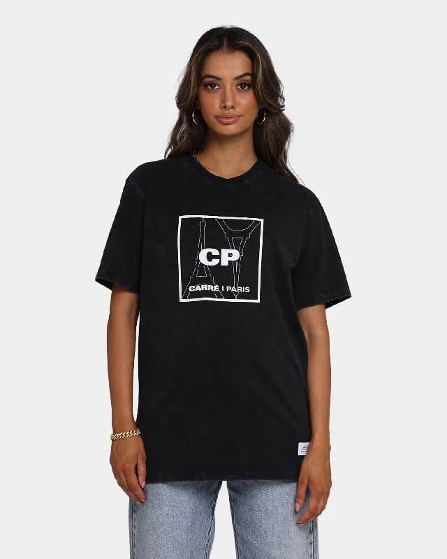 Carré CP Tower T-Shirt Washed Black-- Oversized T-Shirt Spandex breathable