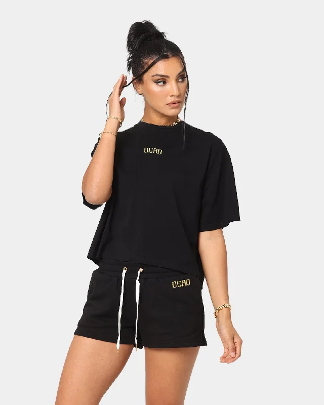 Dead Studios Women's Royal T-Shirt Black Gold-- Jersey Fabric Tulle Fabric Batik Fabric Dead Studios Women's Royal T-Shirt Black Gold-- Jersey Fabric Tulle Fabric Batik Fabric
