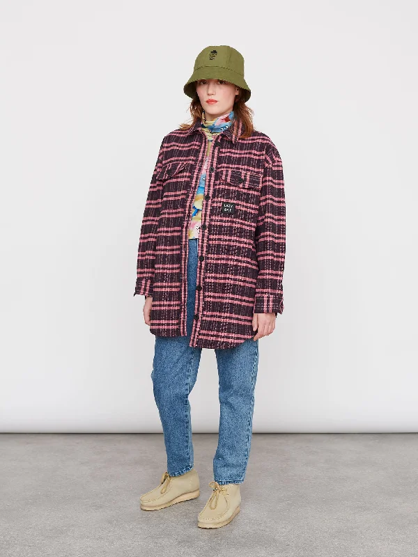 Lazy Oaf Keep Me In Check Hunters Shirt-- Wool Fabric Cashmere Fabric Tweed Fabric