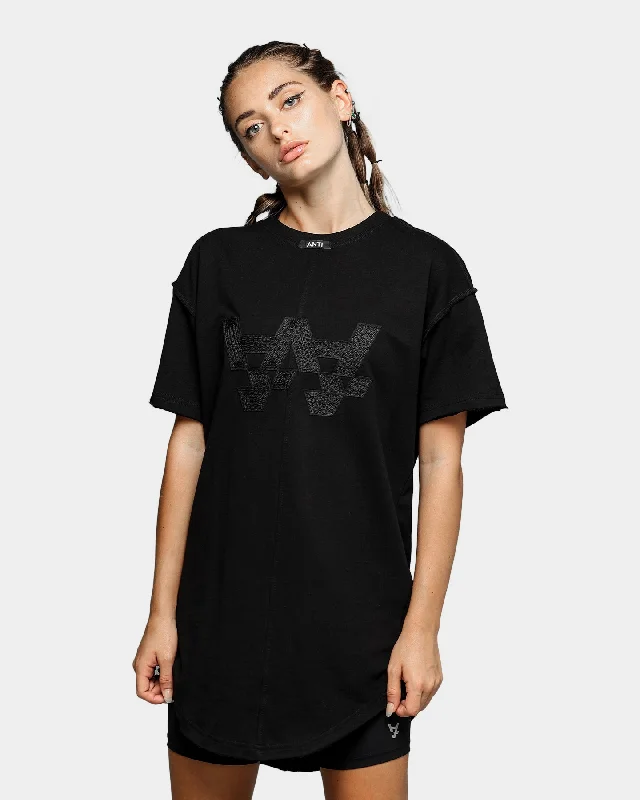 The Anti Order A9 Non Seam Tall T-Shirt Black/Black-- Chenille Blend Fleece Blend Nylon Blend The Anti Order A9 Non Seam Tall T-Shirt Black/Black-- Chenille Blend Fleece Blend Nylon Blend
