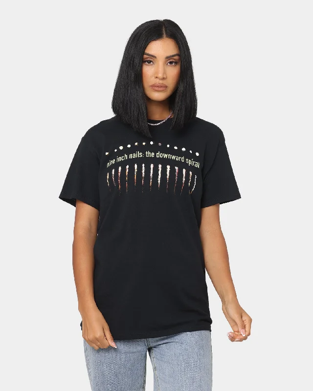 Nine Inch Nails Downward Spiral T-Shirt Black-- Fashionable Trendy Casual