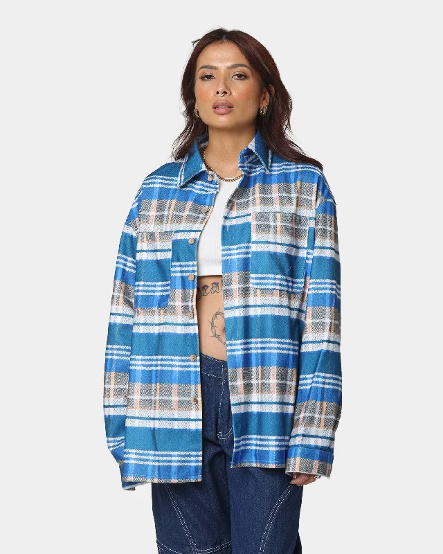 XXIII Wadi Button Up Shirt Blue-- Elegant Classic Vintage
