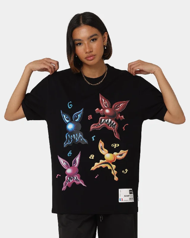 Carré X Kenny Scharf Meanie Oversized T-Shirt Black-- Front Pockets Side Pockets Patch Pockets Carré X Kenny Scharf Meanie Oversized T-Shirt Black-- Front Pockets Side Pockets Patch Pockets