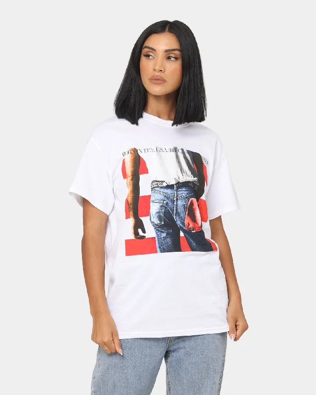 Bruce Springsteen Born In The USA T-Shirt White-- Layered Multi-layer Single Layer