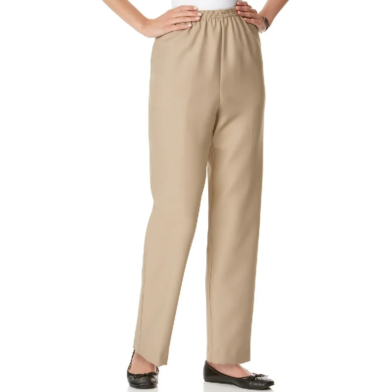 Alfred Dunner Womens Petites Mid Rise Work Wear Straight Leg Pants Chic Wool Trousers Alfred Dunner Womens Petites Mid Rise Work Wear Straight Leg Pants Chic Wool Trousers