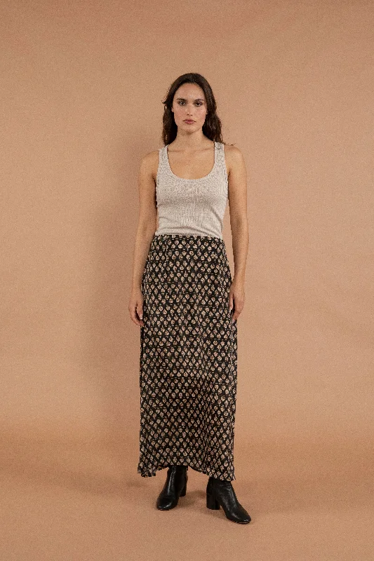 Rahi Straight Maxi Skirt pencil skirt chic