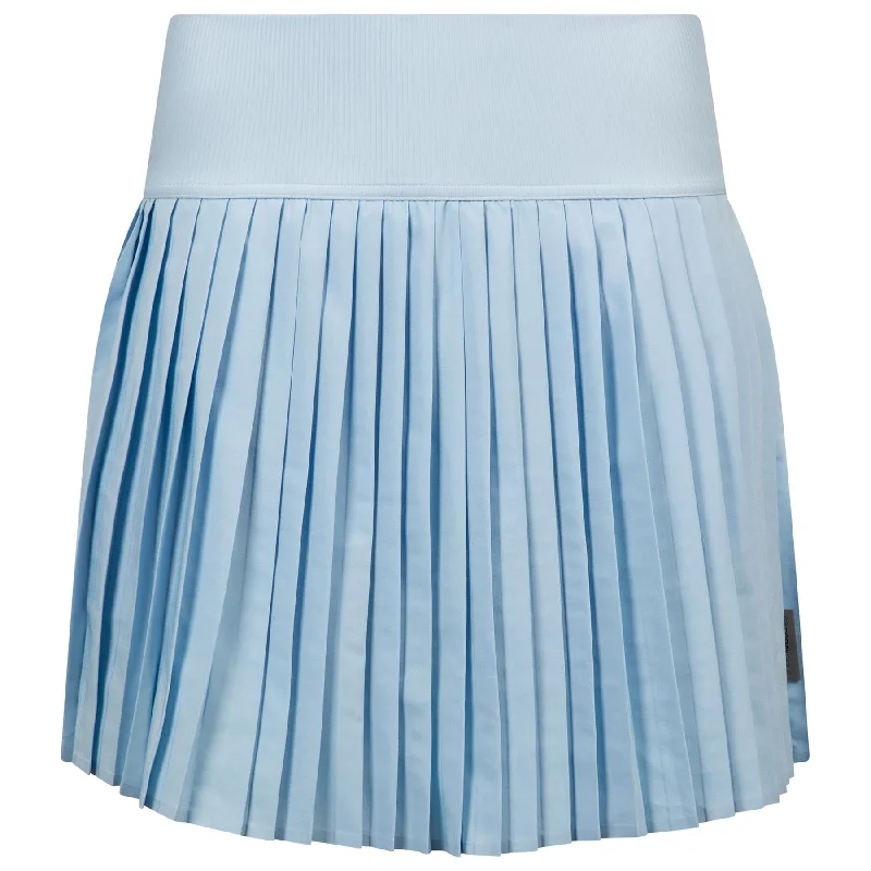 Womens Petite Pleat Skirt Placid Blue - 2025 velvet skirt rich