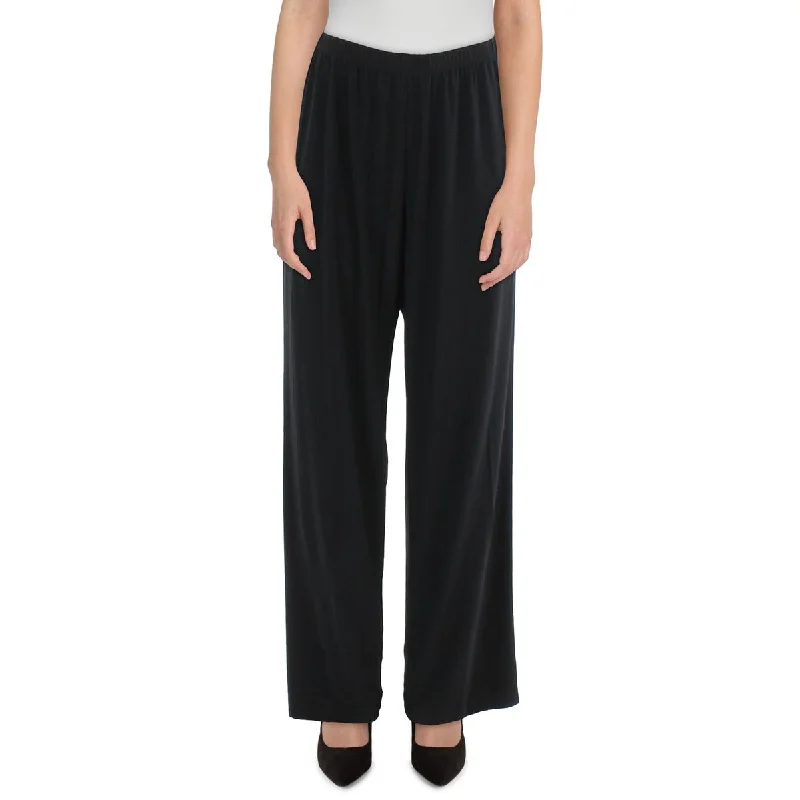 R&M Richards Womens Plus High Rise Comfort Waist Wide Leg Pants High-Waist Yoga Pants R&M Richards Womens Plus High Rise Comfort Waist Wide Leg Pants High-Waist Yoga Pants