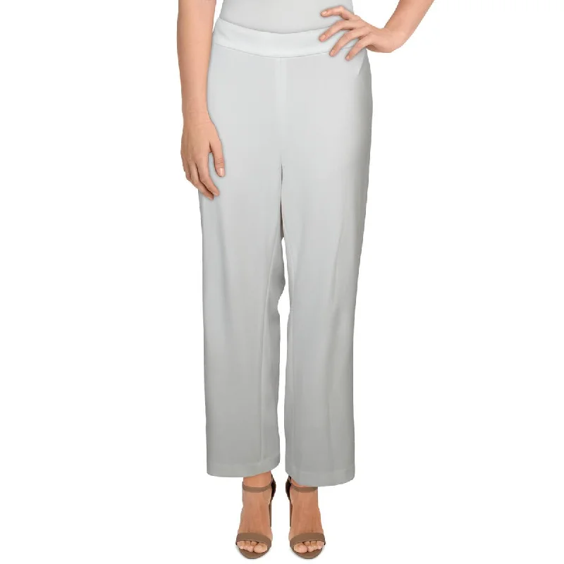 Kasper Womens Plus Elastic Pull On Capri Pants Cozy Lounge Pants