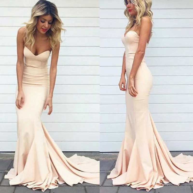 Champagne Mermaid Prom Dress, Prom Dresses, Evening Gown, Graduation School Party Dress, Winter Formal Dress, Glittery Long Formal Champagne Mermaid Prom Dress, Prom Dresses, Evening Gown, Graduation School Party Dress, Winter Formal Dress, Glittery Long Formal