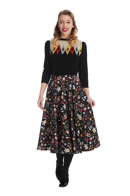Let's Go Bowling Skirt cashmere skirt fine