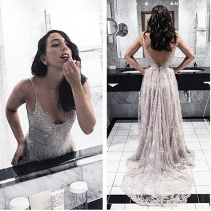 Backless Prom Dress Deep V Neckline, Evening Gown, Graduation School Party Dress, Winter Formal Dress Tunics Leisure comfortable Backless Prom Dress Deep V Neckline, Evening Gown, Graduation School Party Dress, Winter Formal Dress Tunics Leisure comfortable