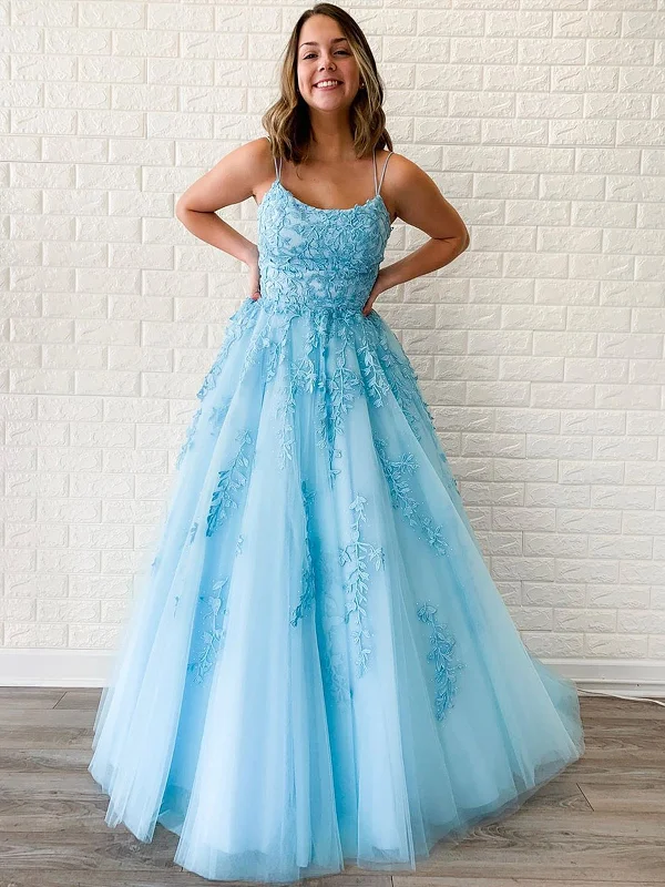 A Line Backless Blue Lace Prom Dresses, Backless Blue Lace Formal Evening Dresses Tunics Sale discount A Line Backless Blue Lace Prom Dresses, Backless Blue Lace Formal Evening Dresses Tunics Sale discount