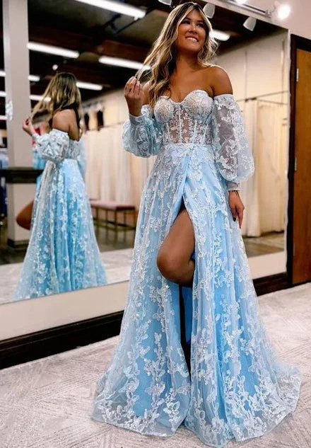 Lace Prom Dresses,Homecoming Dresses, Party Dresses DT1457 Tunics Fleece cozy