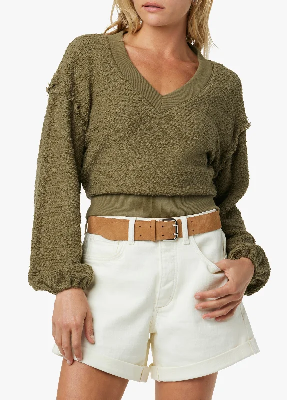 THE CAROLYN SWEATSHIRT Hoodie with Cuffed Sleeves Snug Secure