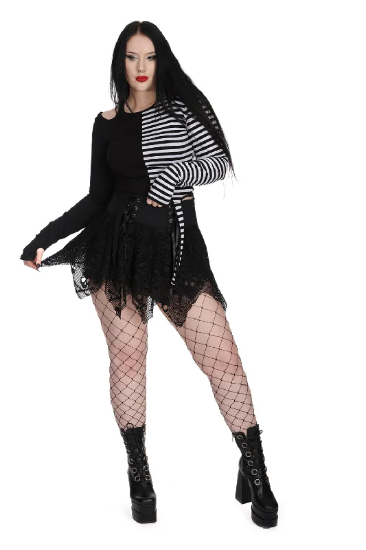 Miss Misery Skirt leather skirt refined