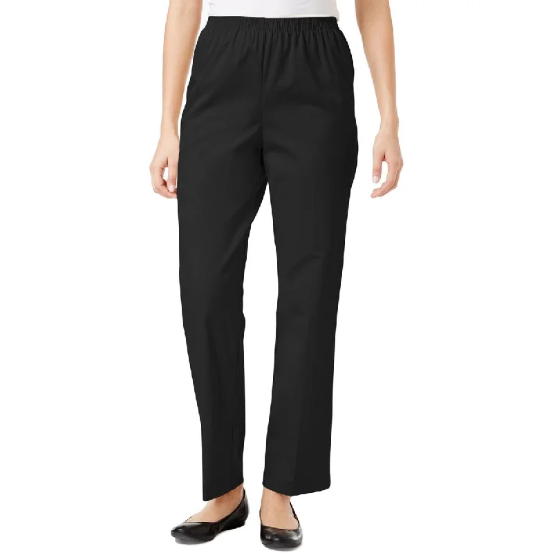 Alfred Dunner Womens Office Wear Professional Dress Pants Classic Stretch Pants