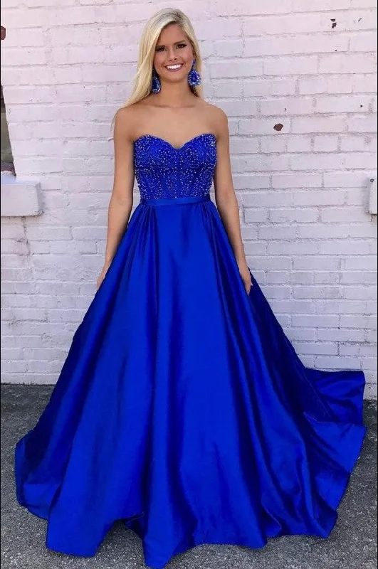 Royal Blue Prom Dress A line, Prom Dresses, Evening Gown, Graduation School Party Dress, Winter Formal Dress Tunics Practical durable Royal Blue Prom Dress A line, Prom Dresses, Evening Gown, Graduation School Party Dress, Winter Formal Dress Tunics Practical durable