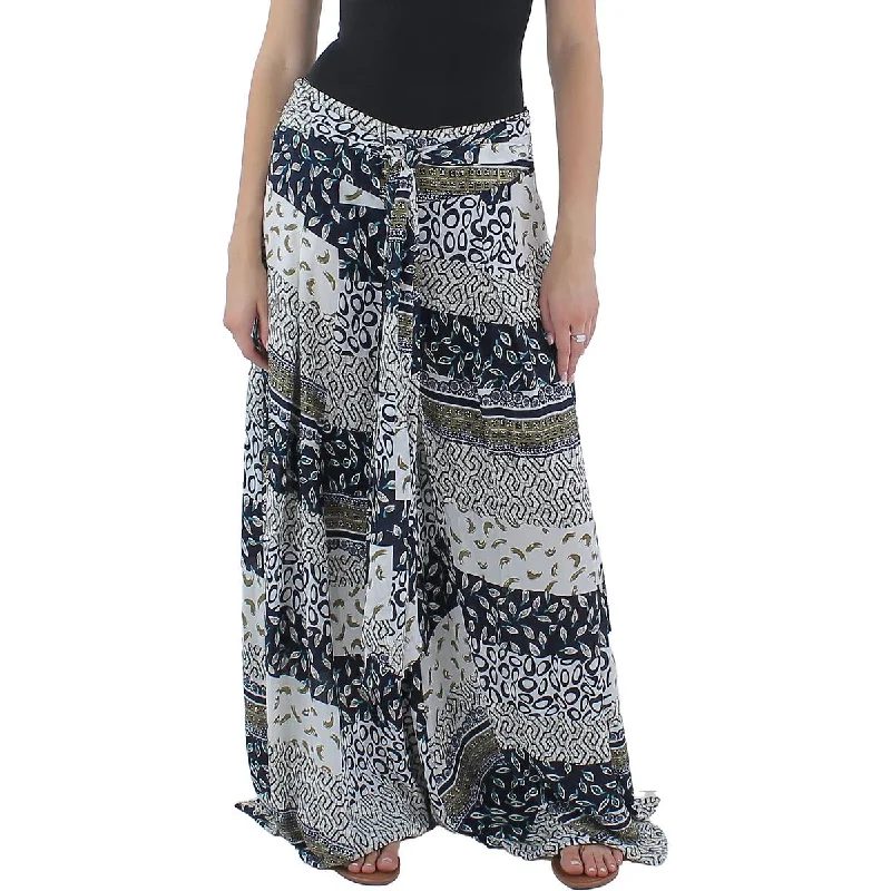 Gracia Womens Printed  Palazzo Pants Fashionable Jogger Pants