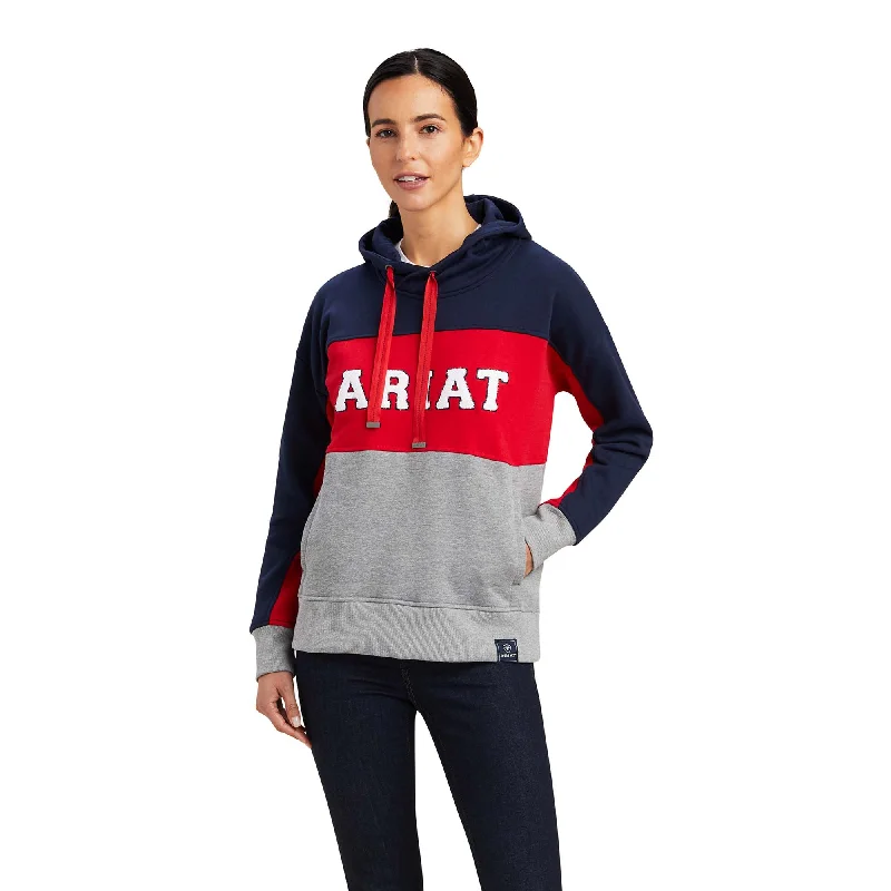 Ariat Team Womens Rabere Hoodie Hoodie with Elastic Cuffs Stretchable Comfortable