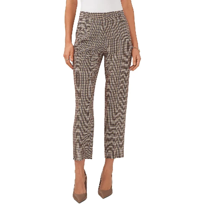Vince Camuto Womens Tailored Ankle Straight Leg Pants Formal Stretch Pants