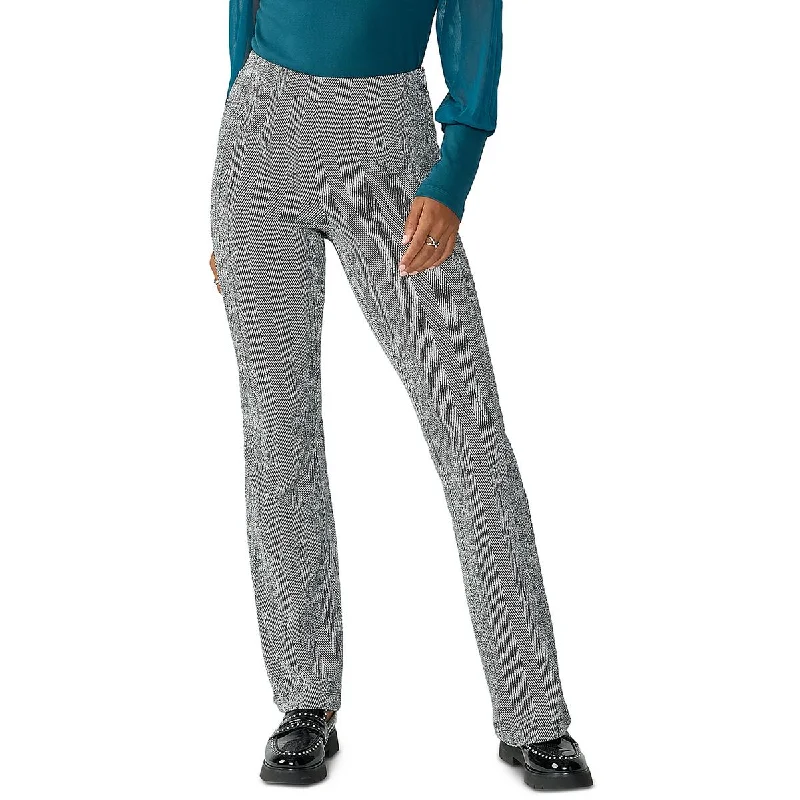 Sanctuary Womens High Rise  Bootcut Pants Soft Sweatpants Style