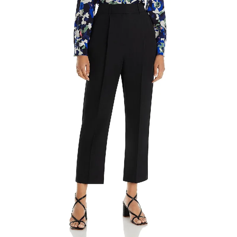 Kobi Halperin Womens Stevie High Rise Pleated Dress Pants Comfy High-Waist Jeans