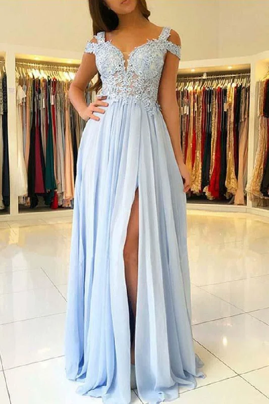 Light Blue Prom Dress, Prom Dresses, Evening Gown, Graduation School Party Dress, Winter Formal Dress Tunics Silk luxurious Light Blue Prom Dress, Prom Dresses, Evening Gown, Graduation School Party Dress, Winter Formal Dress Tunics Silk luxurious