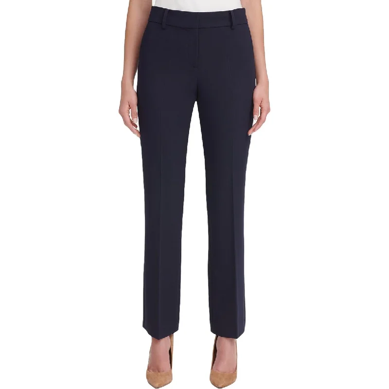 Tommy Hilfiger Womens Sutton Slim Leg Office Bootcut Pants Elegant Dress Pants