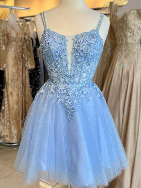 Cute V Neck Light Blue/Fuchsia Lace Prom Dresses, Light Blue/Fuchsia Lace Homecoming Dresses, Short Light Blue/Fuchsia Formal Evening Dresses Tunics Formal black Cute V Neck Light Blue/Fuchsia Lace Prom Dresses, Light Blue/Fuchsia Lace Homecoming Dresses, Short Light Blue/Fuchsia Formal Evening Dresses Tunics Formal black