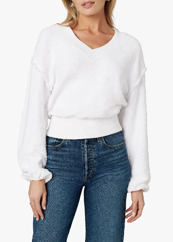 THE CAROLYN SWEATSHIRT Hoodie with Bell Sleeves Flared Feminine