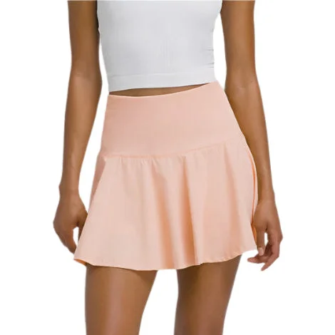 Wilson Women's Midtown Skirt Perforated - Sherbert casual skirt length
