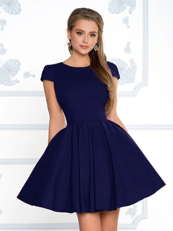 Short Sleeves Short Navy Blue/Red/Burgundy Prom Dresses, Short Sleeves Short Graduation Homecoming Formal Dresses Tunics Trendy modern Short Sleeves Short Navy Blue/Red/Burgundy Prom Dresses, Short Sleeves Short Graduation Homecoming Formal Dresses Tunics Trendy modern