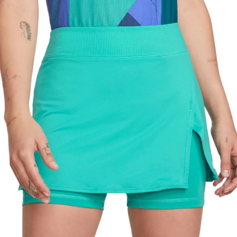 Nike Court Dri-FIT Victory Washed Teal/White Women Tennis Skirt velvet skirt rich