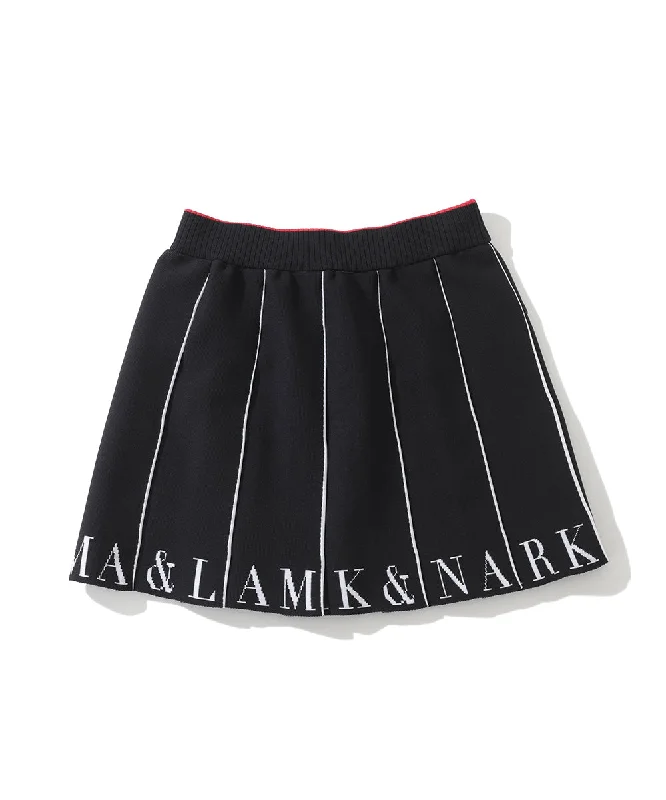 Women's Skirt Cd8-kps Black cashmere skirt soft