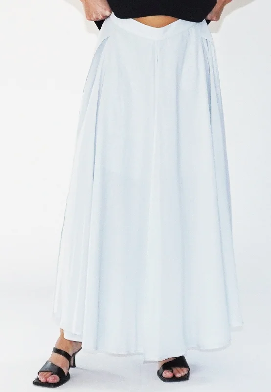 OLSEN SKIRT SILVER GREY lightweight skirt design