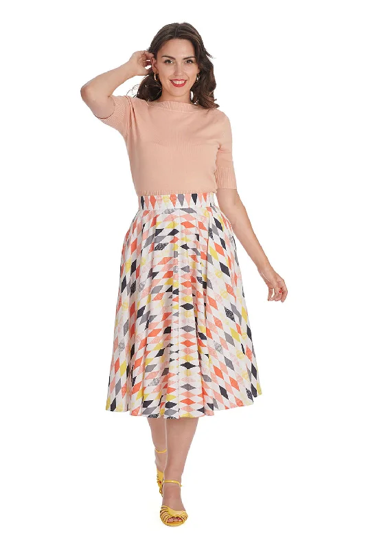 Diamond Swing Skirt corduroy skirt cozy