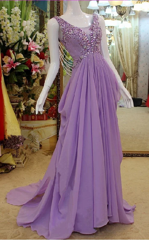 Chiffon Prom Dress, Prom Dresses, Evening Gown, Graduation School Party Dress, Winter Formal Dress Tunics Party sparkling Chiffon Prom Dress, Prom Dresses, Evening Gown, Graduation School Party Dress, Winter Formal Dress Tunics Party sparkling