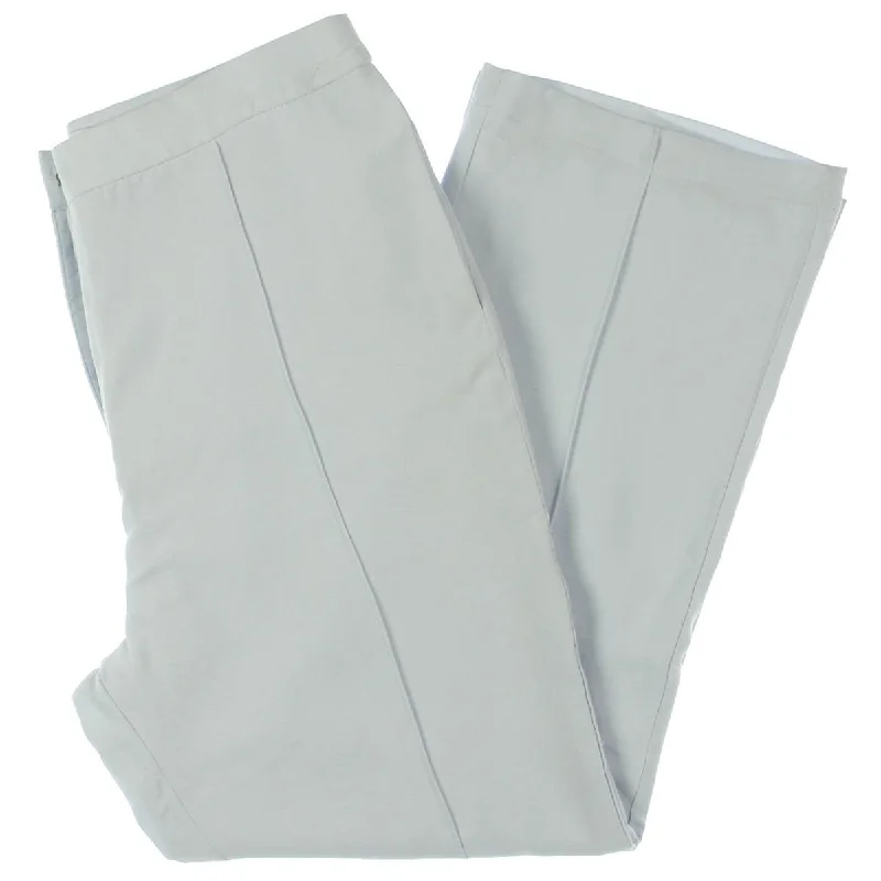 J.O.A. Womens Pintuck High Rise Bootcut Pants Slim-Fit Khaki Pants