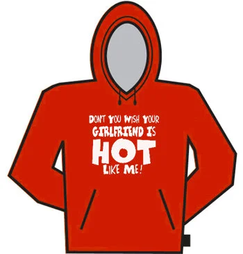 Hot Like Me Hoodie Hoodie with Half-Zip Sporty Casual