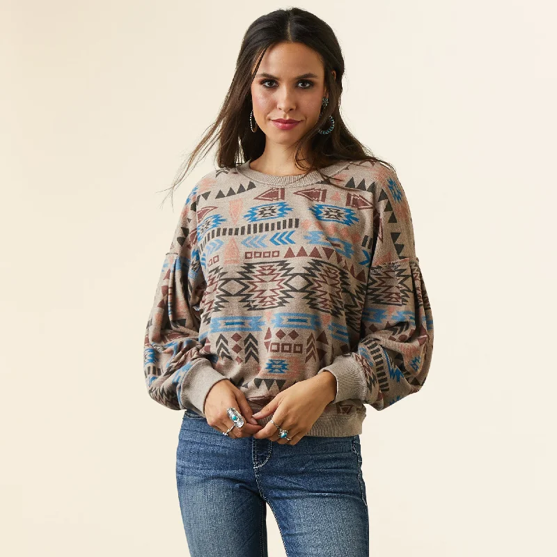 Women's Ariat Rainbow Vista Sweatshirt #10041669-C Hoodie with Hidden Zipper Minimalist Clean Women's Ariat Rainbow Vista Sweatshirt #10041669-C Hoodie with Hidden Zipper Minimalist Clean