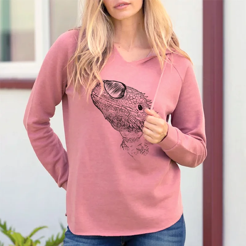 Aviator Ash the Bearded Dragon - Cali Wave Hooded Sweatshirt Hoodie with Slim Fit Tailored Modern Aviator Ash the Bearded Dragon - Cali Wave Hooded Sweatshirt Hoodie with Slim Fit Tailored Modern
