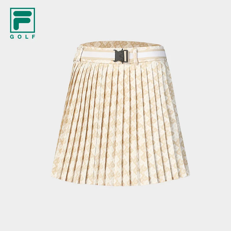 FILA CORE ATHLETICS GOLF BTB LUXURY CLASISSANCE Women Skirt (Light Khaki) corduroy skirt textured FILA CORE ATHLETICS GOLF BTB LUXURY CLASISSANCE Women Skirt (Light Khaki) corduroy skirt textured