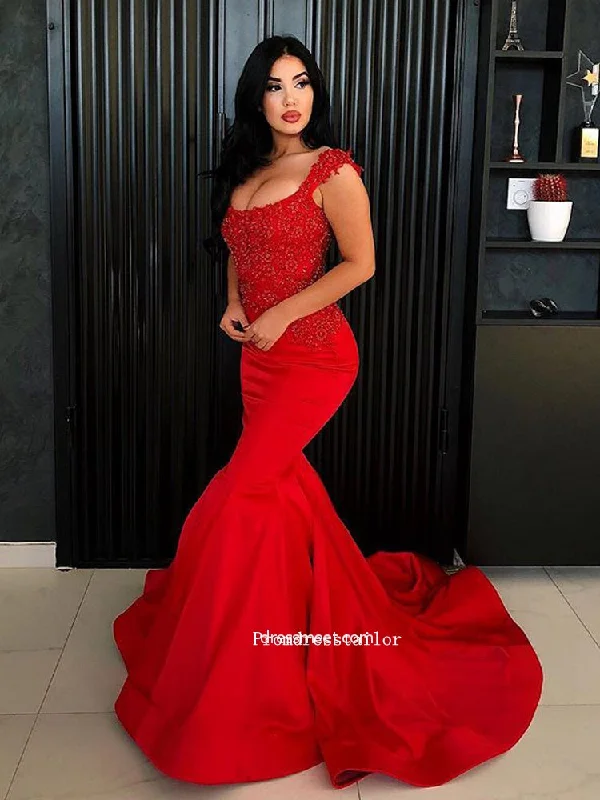 Sexy Mermaid Prom Dress, Evening Gown, Graduation School Party Dress, Winter Formal Dress Satin Halter Glamorous Sexy Mermaid Prom Dress, Evening Gown, Graduation School Party Dress, Winter Formal Dress Satin Halter Glamorous