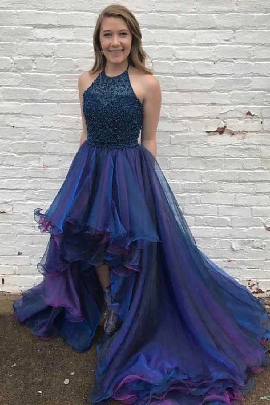 High Low Prom Dress, Prom Dresses, Evening Gown, Graduation School Party Dress, Winter Formal Dress Tunics Velvet soft High Low Prom Dress, Prom Dresses, Evening Gown, Graduation School Party Dress, Winter Formal Dress Tunics Velvet soft