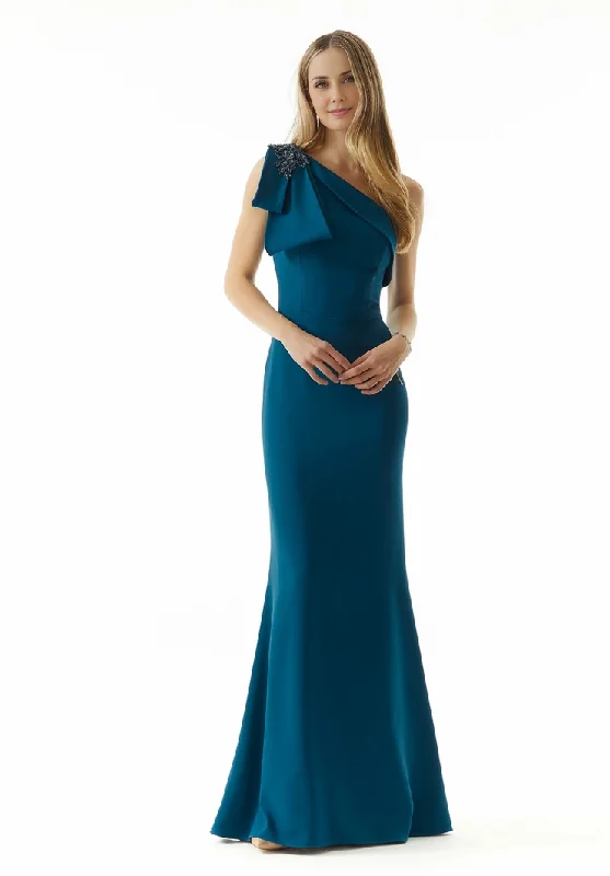 Mermaid One-shoulder Beaded Party Dresses Floor-length Wedding Guest Dress Mother of the Bride Dresse Tunics Satin smooth Mermaid One-shoulder Beaded Party Dresses Floor-length Wedding Guest Dress Mother of the Bride Dresse Tunics Satin smooth