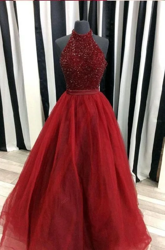 Prom Dress with Halter Neckline, Evening Gown, Graduation School Party Dress, Winter Formal Dress Pencil Length Work Prom Dress with Halter Neckline, Evening Gown, Graduation School Party Dress, Winter Formal Dress Pencil Length Work