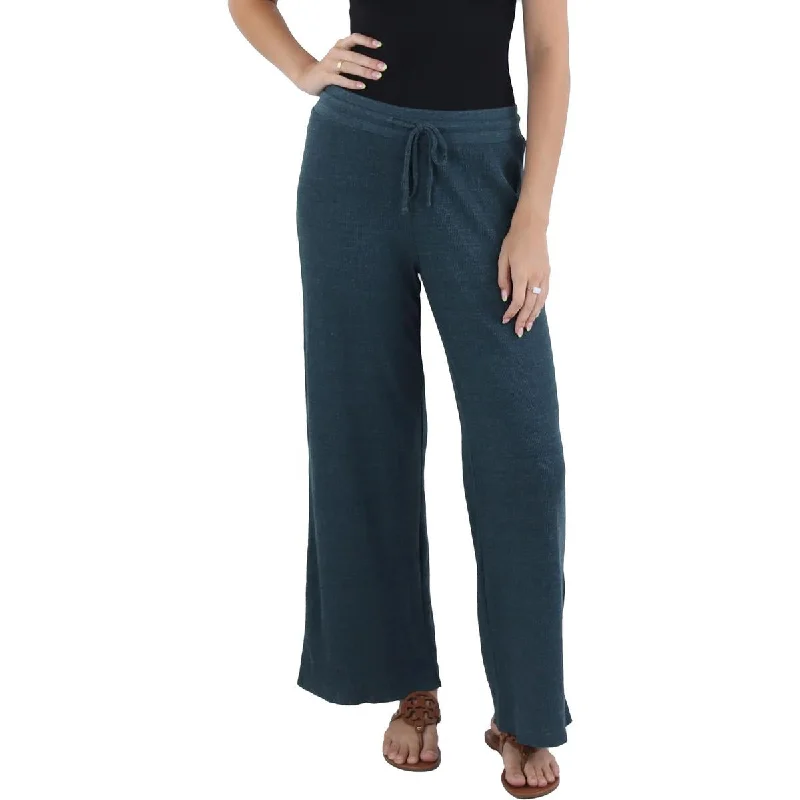 Michael Stars Womens Jaden Waffle Thermal Straight Leg Pants Comfortable Denim Trousers Michael Stars Womens Jaden Waffle Thermal Straight Leg Pants Comfortable Denim Trousers