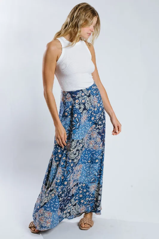 Berdina Straight Maxi Skirt vintage skirt charm